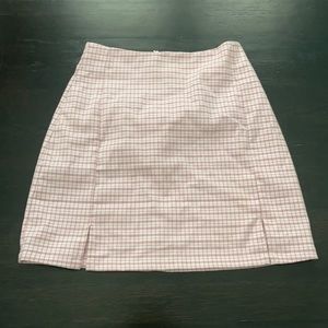 Brandy plaid skirt